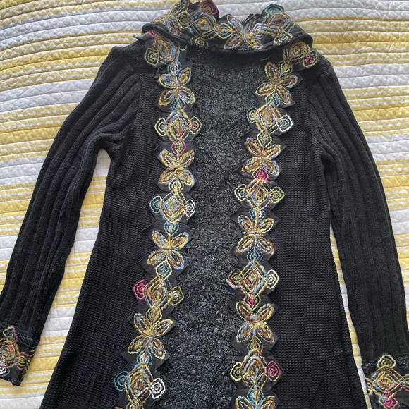 Sioni Black Cardigan, NWT - Picture 2 of 8